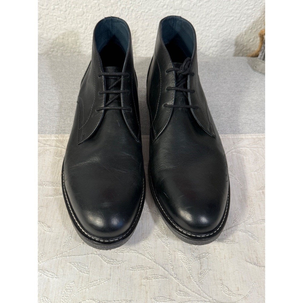 Blake McKay Alder Mens Black Leather Chukka Boots Size 10.5